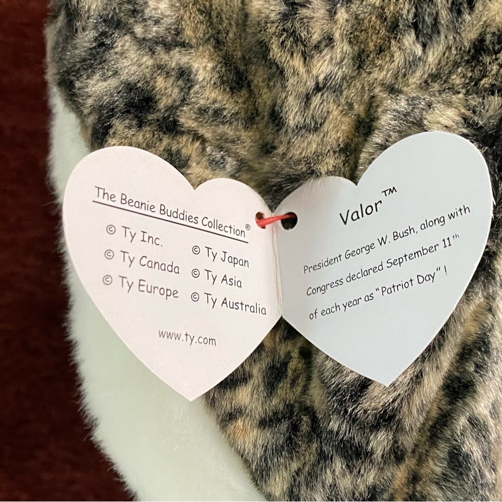 Ty Beanie Buddie Valor Eagle Beanie Baby Eagle Soar new with tags - Picture 8 of 11